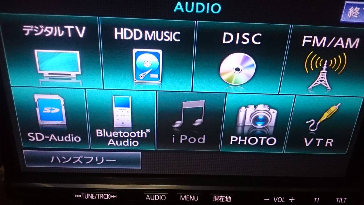 CN-HW890DFA パナソニック スバル HDDナビ BluetoothAudio フルセグTV CD録音 DVD 即決_画像5