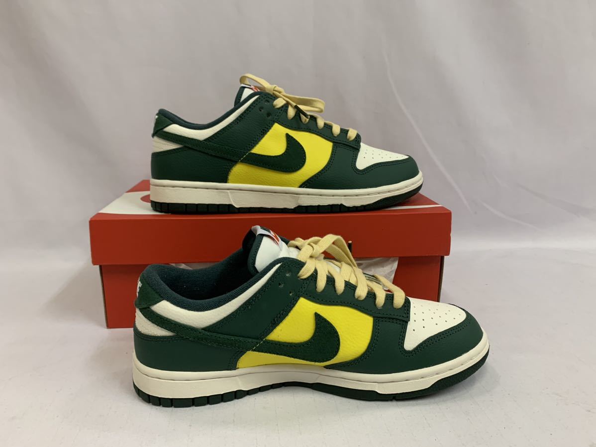 ◇NIKE WMNS ナイキ DUNK LOW SE ダンクロー Noble Green FD0350-133 26.5cm 未使用 153/602K_画像5