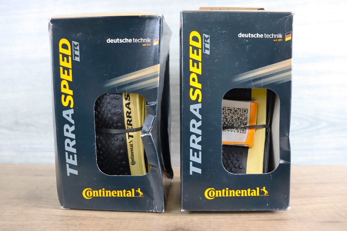 新品未開封　２本セット　CONTINENTAL TERRA SPEED PROTECTION TR　コンチネンタル テラ スピード　チューブレスレディ　35c　cicli17　23