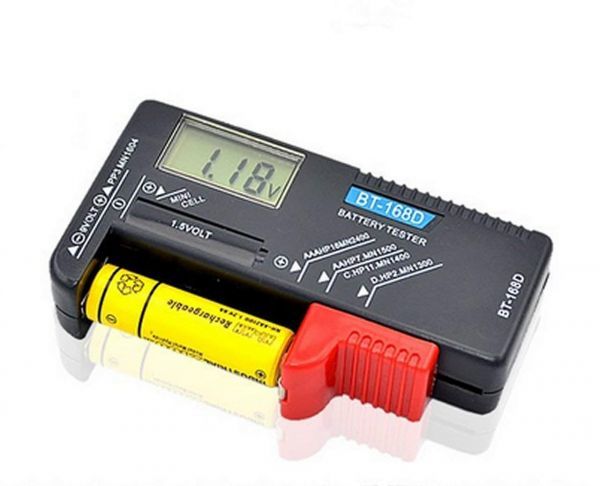  жидкокристаллический измерительный прибор одиночный 1~5 форма 9V форма батарея 1.5V кнопка батарейка батарея осталось количество контрольно-измерительный прибор тестер 