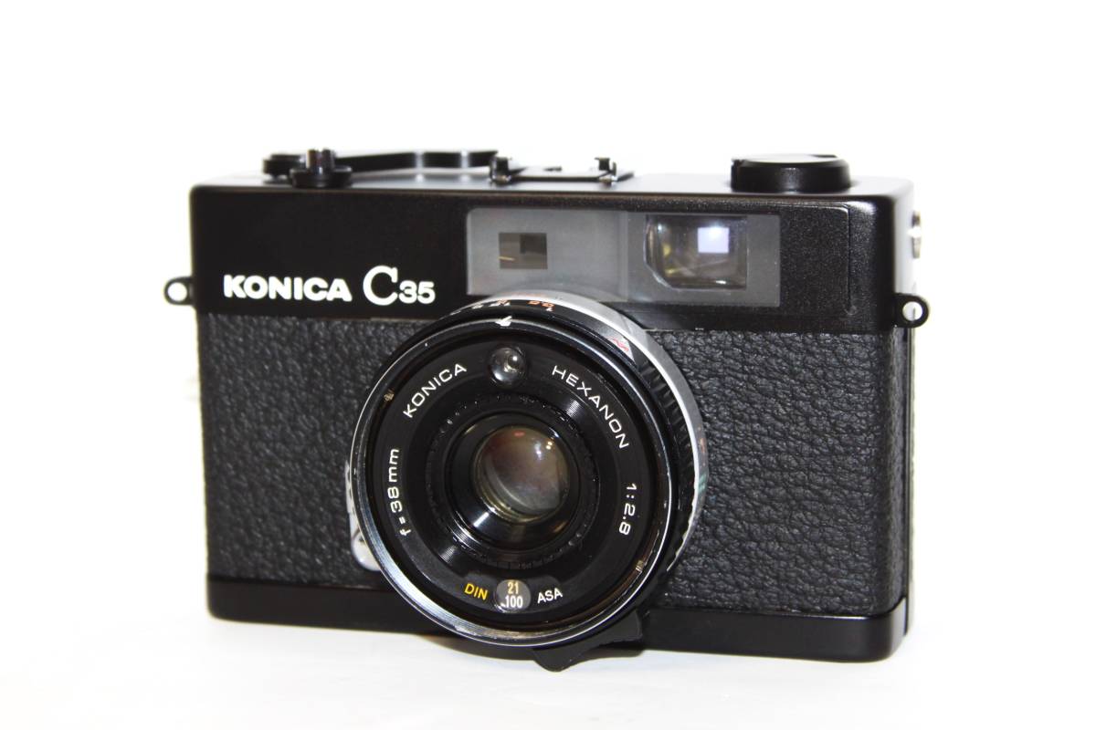 KONICA C35 HEXANON 38mm F2.8 ブラック コニカ