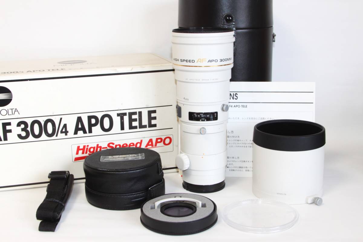 【美品】MINOLTA AF 300mm F4 High-Speed Apo TELE αマウント ミノルタ_画像1