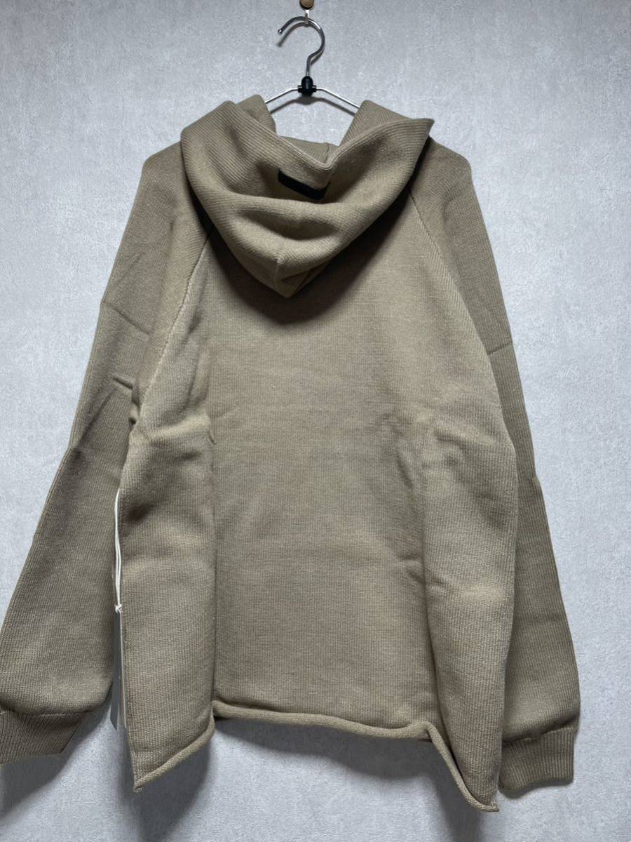 ESSENTIALS FOG エッセンシャルズ ニットフーディー Sサイズ 定価20350円 (と)ニットパーカー_画像2