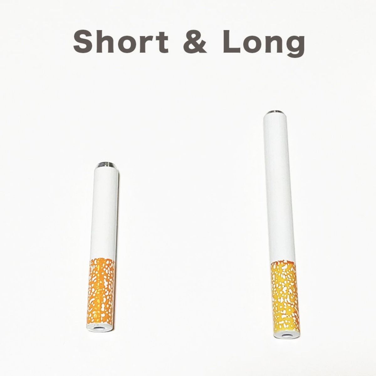 Cigarettes Fake Pipe【タバコ型、フェイクパイプ】Short ＆ Long 2種(スクリーン5枚入り)
