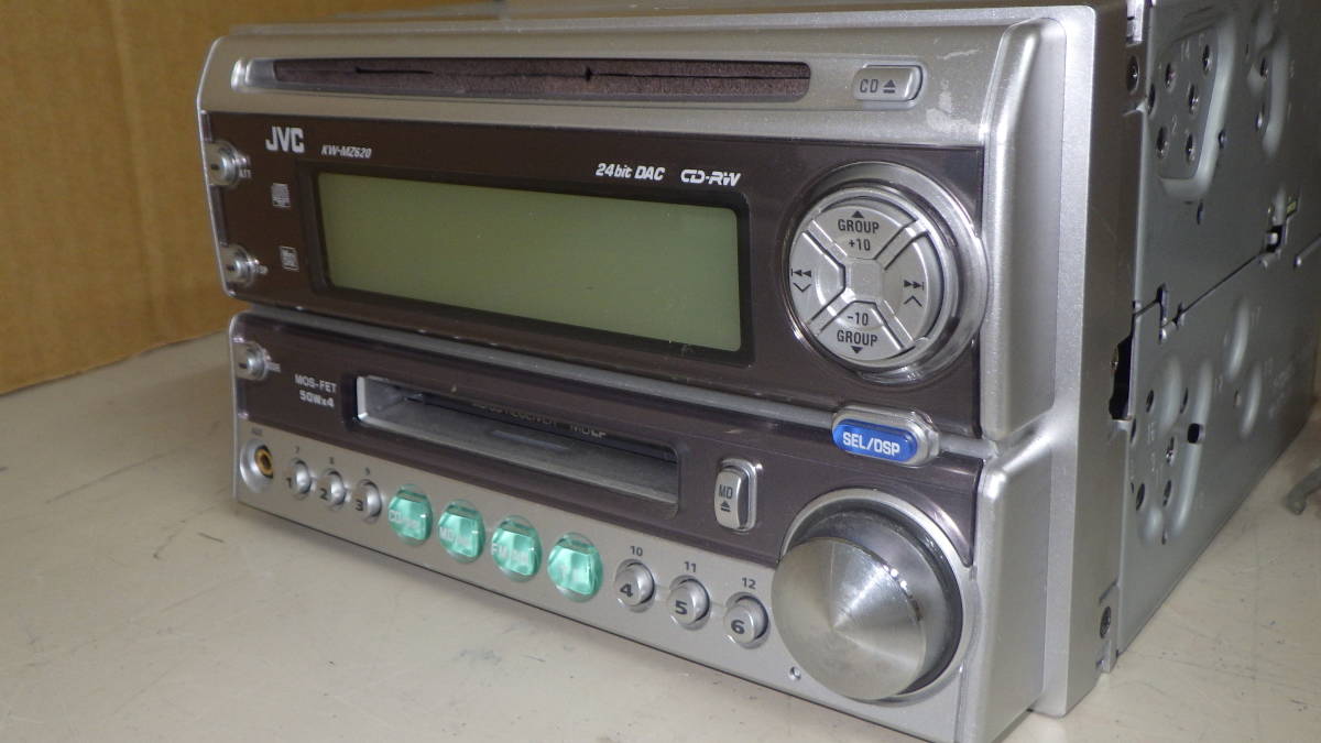 #Victor/JVC#CD/MD/ tuner main unit #KW-MZ620# Junk # * auction *