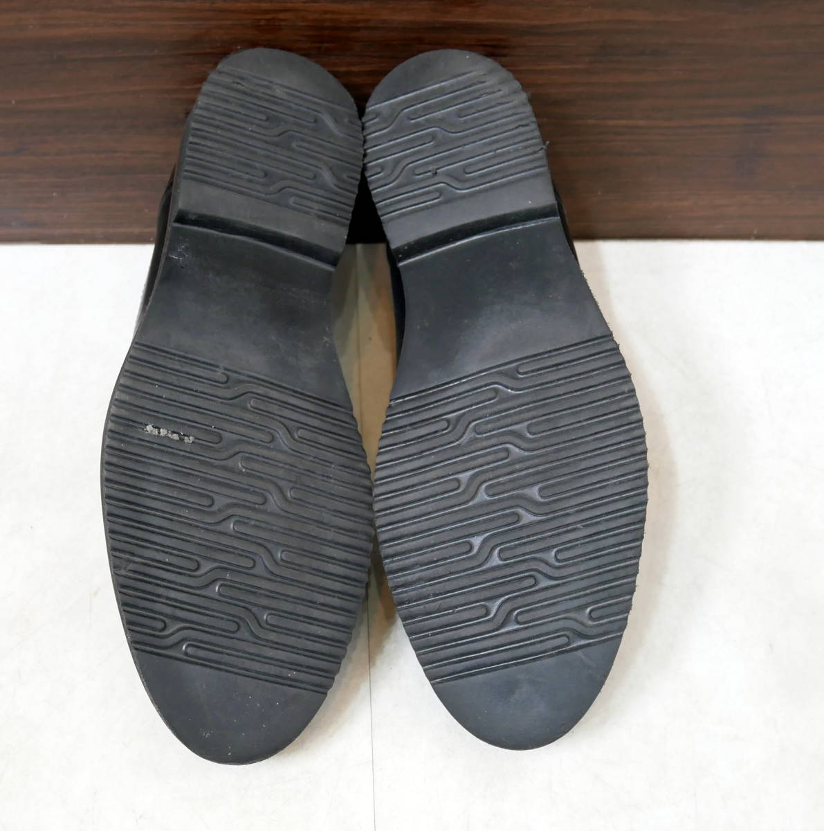 ▲(R511-F48) Hawkins ホーキンス 革靴 ビジネスシューズ HL60022 HAYES PLAIN 42EUR 26.5~27.0cm 黒 ブラック _画像8