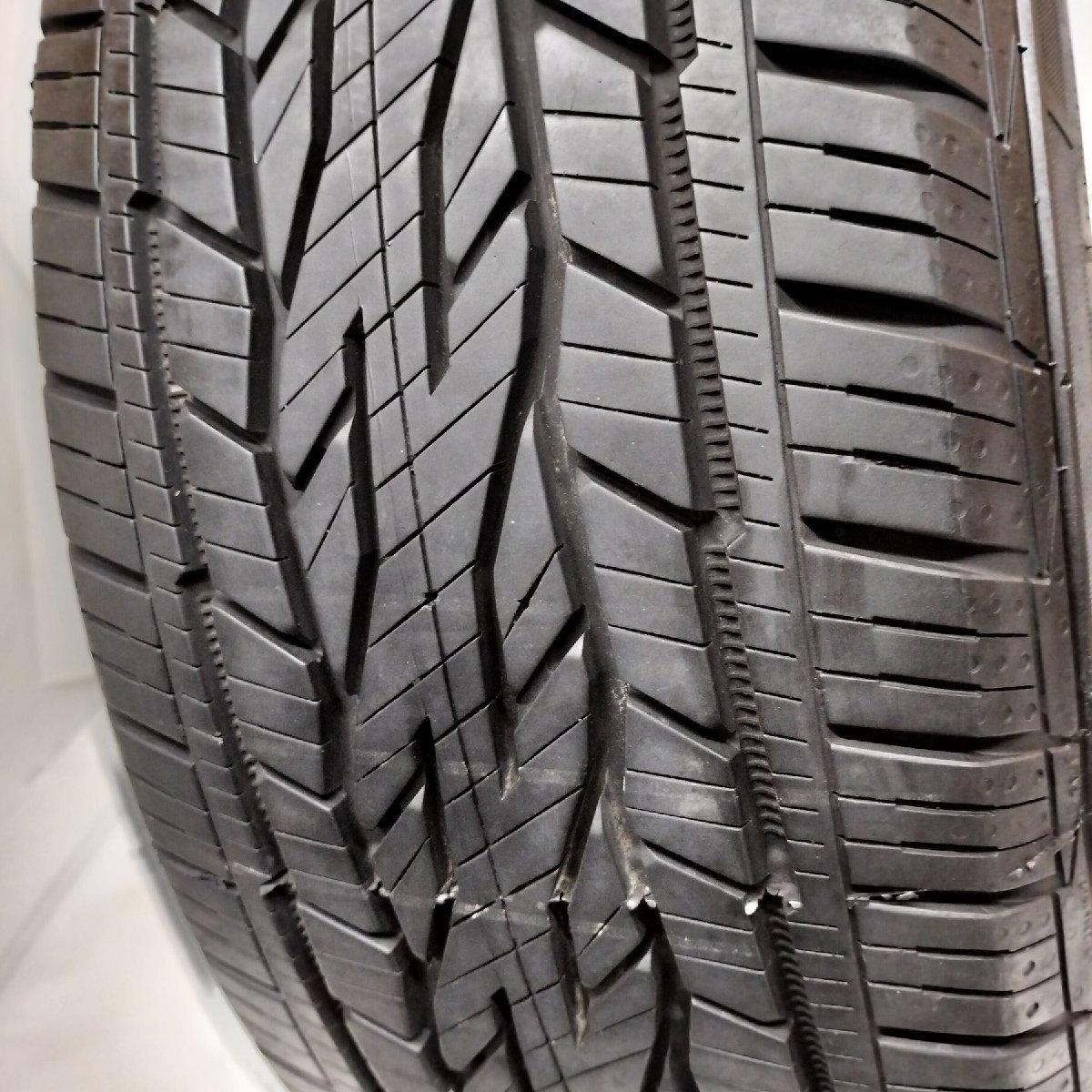 ◆配送先指定◆ ＜訳アリ！ 希少！ ノーマル 1本＞ 225/55R18 コンチネンタル ContiCrossContact LX2 '20年製 80% デリカ エクストレイル_画像4