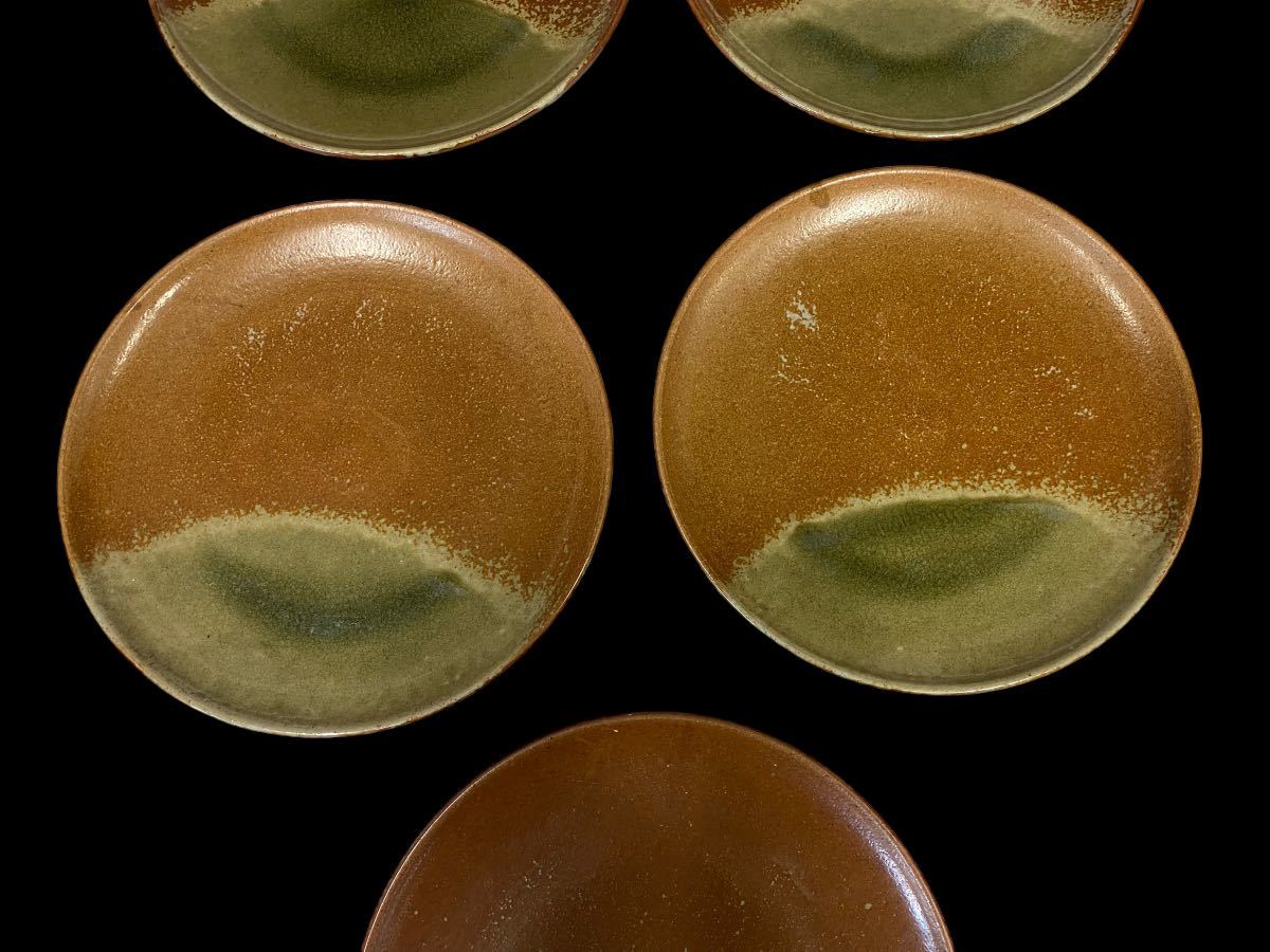 大皿 5枚 ビードロ 皿の画像3