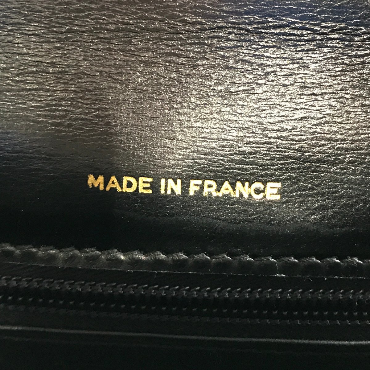 1円 良品 CELINE セリーヌ サークル金具 ケリー型 2way ヴィンテージ ハンド ショルダー バッグ ブラック A1154_画像10