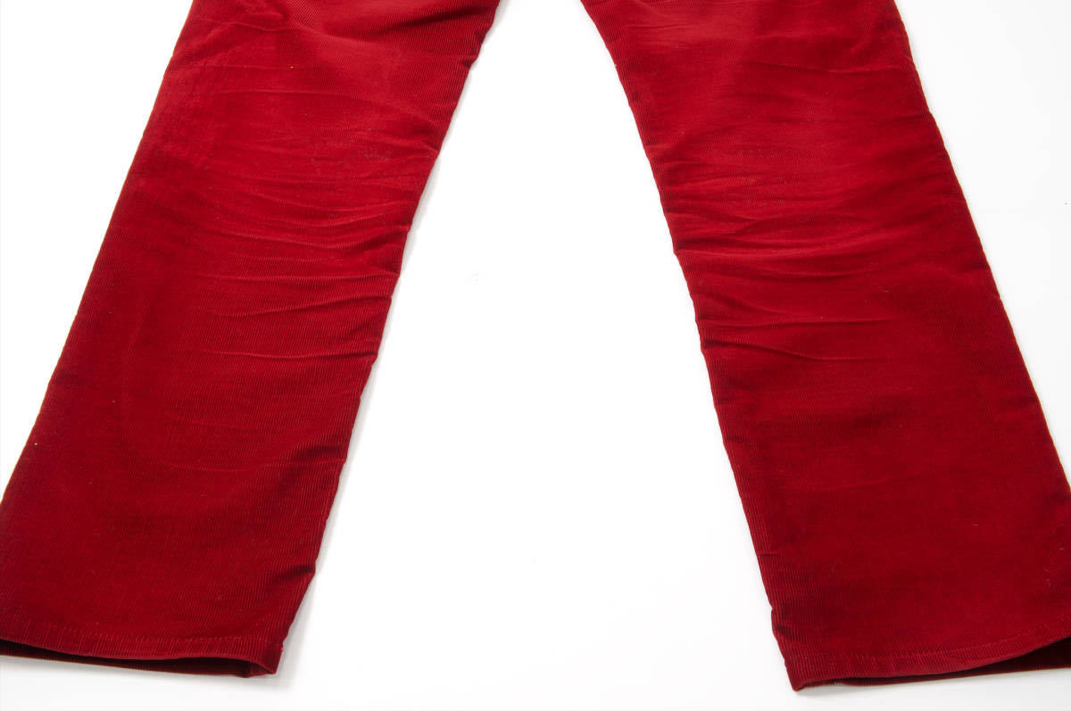 【美品】ルイヴィトン　値段10万くらい　コーデュロイパンツ　メンズ　赤　カシミア混　40サイズ　クリスマス LOUIS VUITTON_画像6