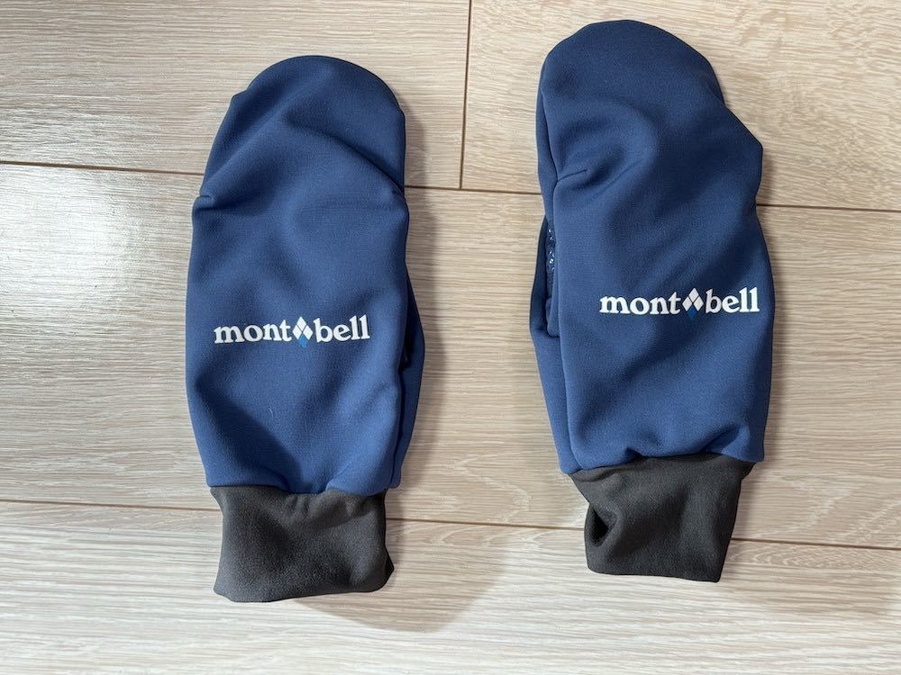 mont-bell モンベル ウィンドストッパートレッキングミトン 防風グローブ 手袋 ミトン_画像1