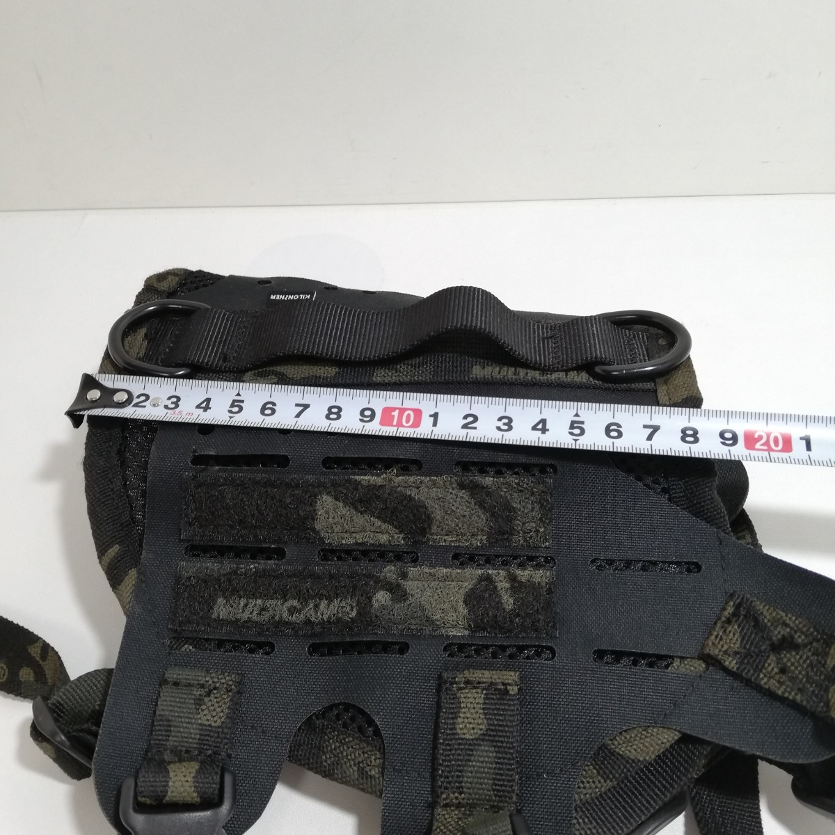 KILONINER キロナイナー M4 Tactical MOLLE Vest Laser Cut XSサイズ MULTICAM BLACK 未使用品 [マルチカムブラック 犬 ハーネス ドッグ]_画像10