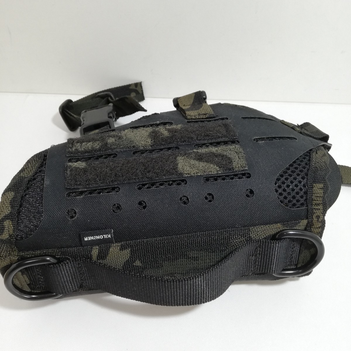 KILONINER キロナイナー M4 Tactical MOLLE Vest Laser Cut XSサイズ MULTICAM BLACK 未使用品 [マルチカムブラック 犬 ハーネス ドッグ]_画像6