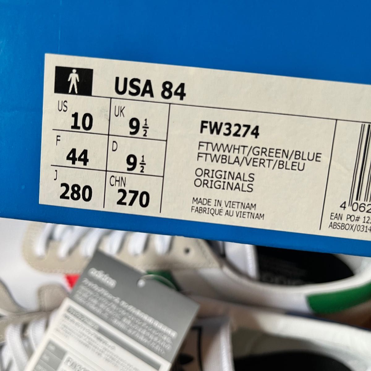 adidas USA 84 28cm タグ付き未使用