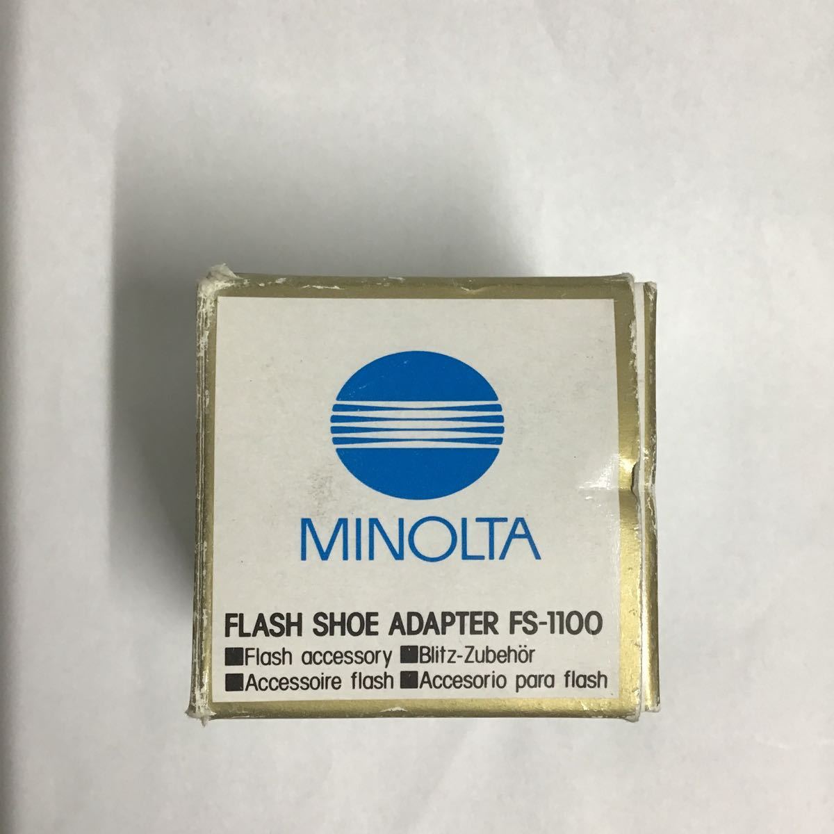 MINOLTA Minolta flash shoe adaptor FS-1100 FLASH SHOE ADAPTER
