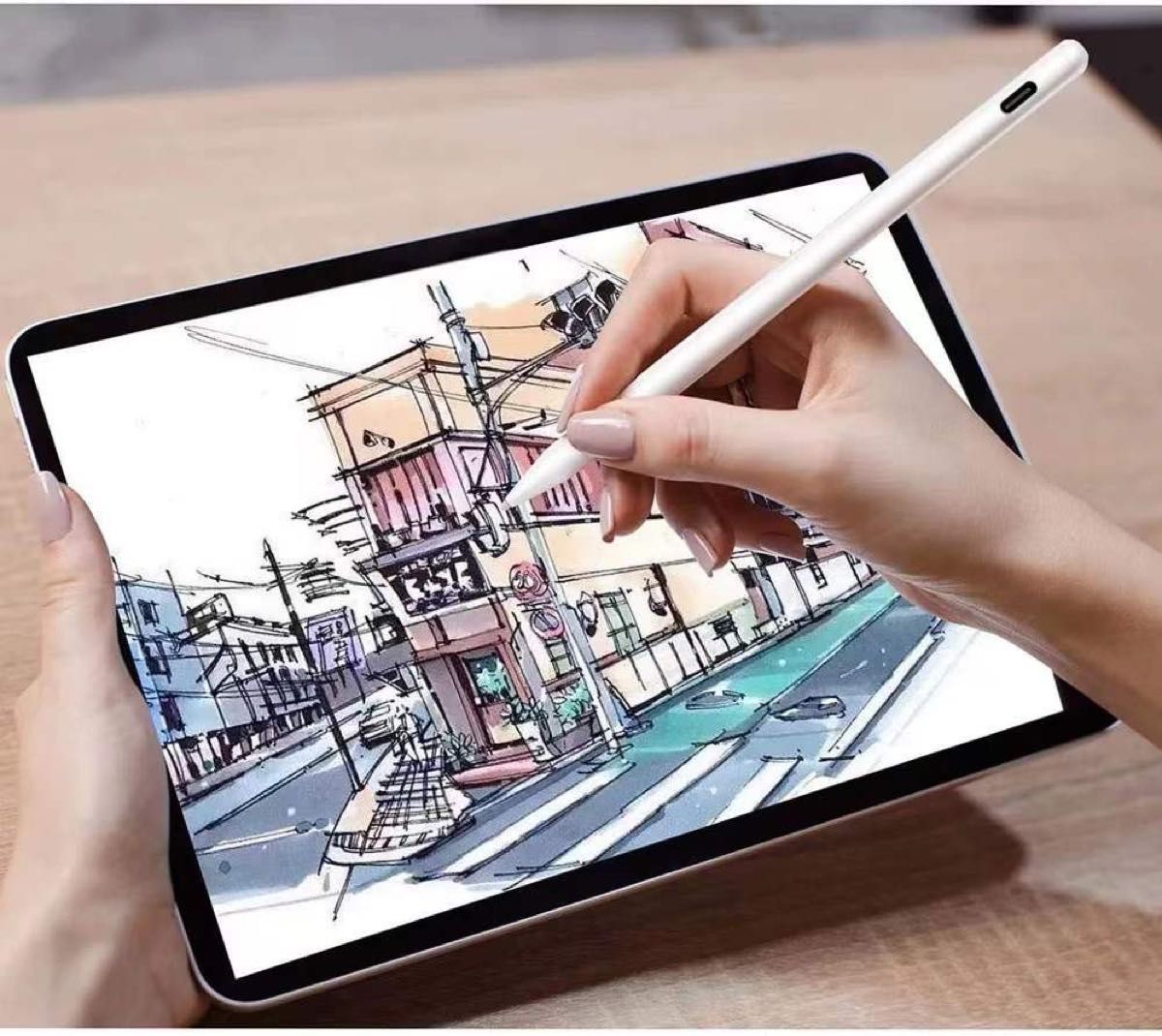 iPad専用ペン iPadペン タッチペン iPad ペンシル デジタルペン スタイラスペン 2018年以降iPad対応 新品