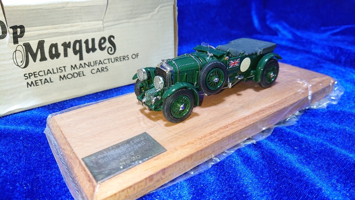 1/43 Top Marques トップマルケス Bentley 4.5 Litre Supercharged Blower 1929 ベントレー ブロワー 検 1/18 BBR MAKE UP EIDOLON_画像1