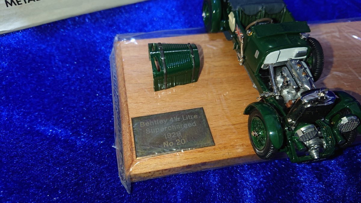 1/43 Top Marques トップマルケス Bentley 4.5 Litre Supercharged Blower 1929 ベントレー ブロワー 検 1/18 BBR MAKE UP EIDOLON_画像9