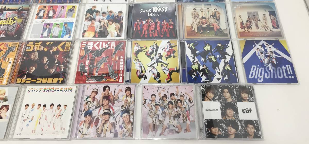 0155021G★ WEST.　ジャニーズWEST　CD　アルバム　まとめ売り　ええじゃないか　Big Shot!! 　rainboW　証拠　WESTV!　他　色々_画像5