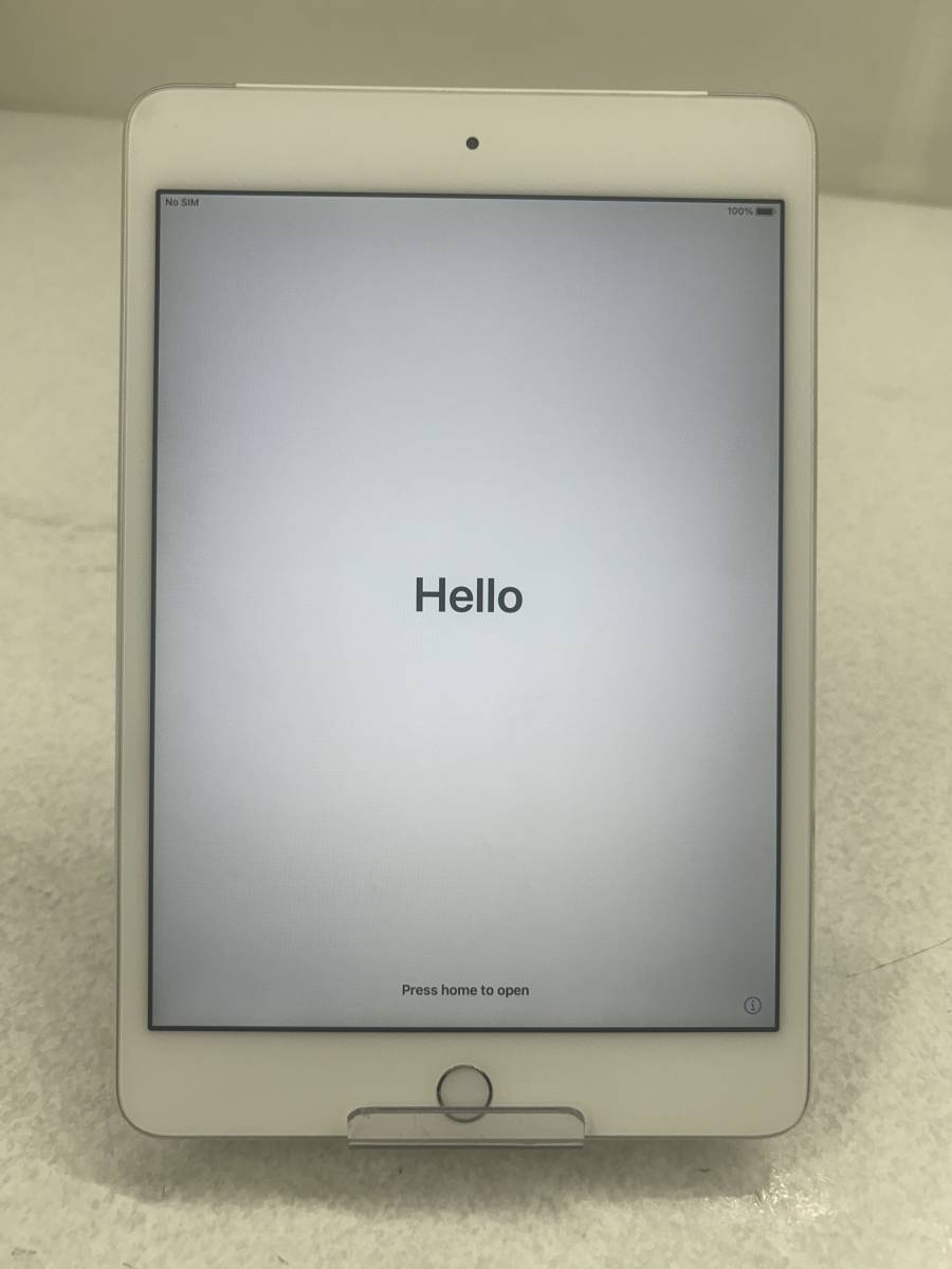 0971600M★ iPad mini 4 Wi-Fi+Cellular 64GB au MK732J/A_画像1