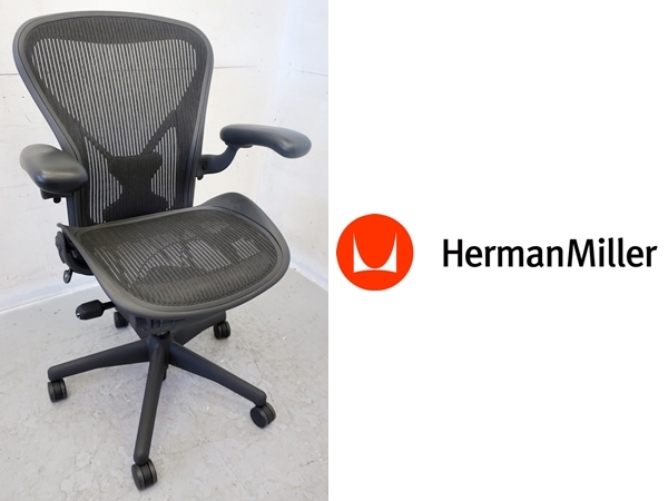 ■P945■美品■ハーマンミラー/Herman Miller■アーロンチェア■Bタイプ■フル装備■ポスチャーフィット■高級■デスクチェア■ゲーミング_画像1