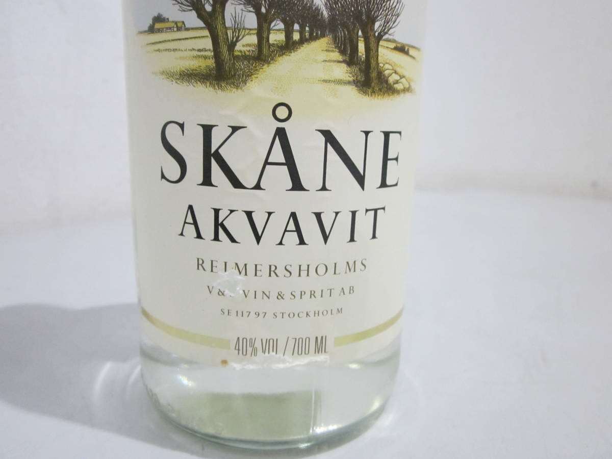 ■【54228】古酒★SKANE　AKVAVIT　スウェーデン　スピリッツ　40％　700ｍｌ■_画像4