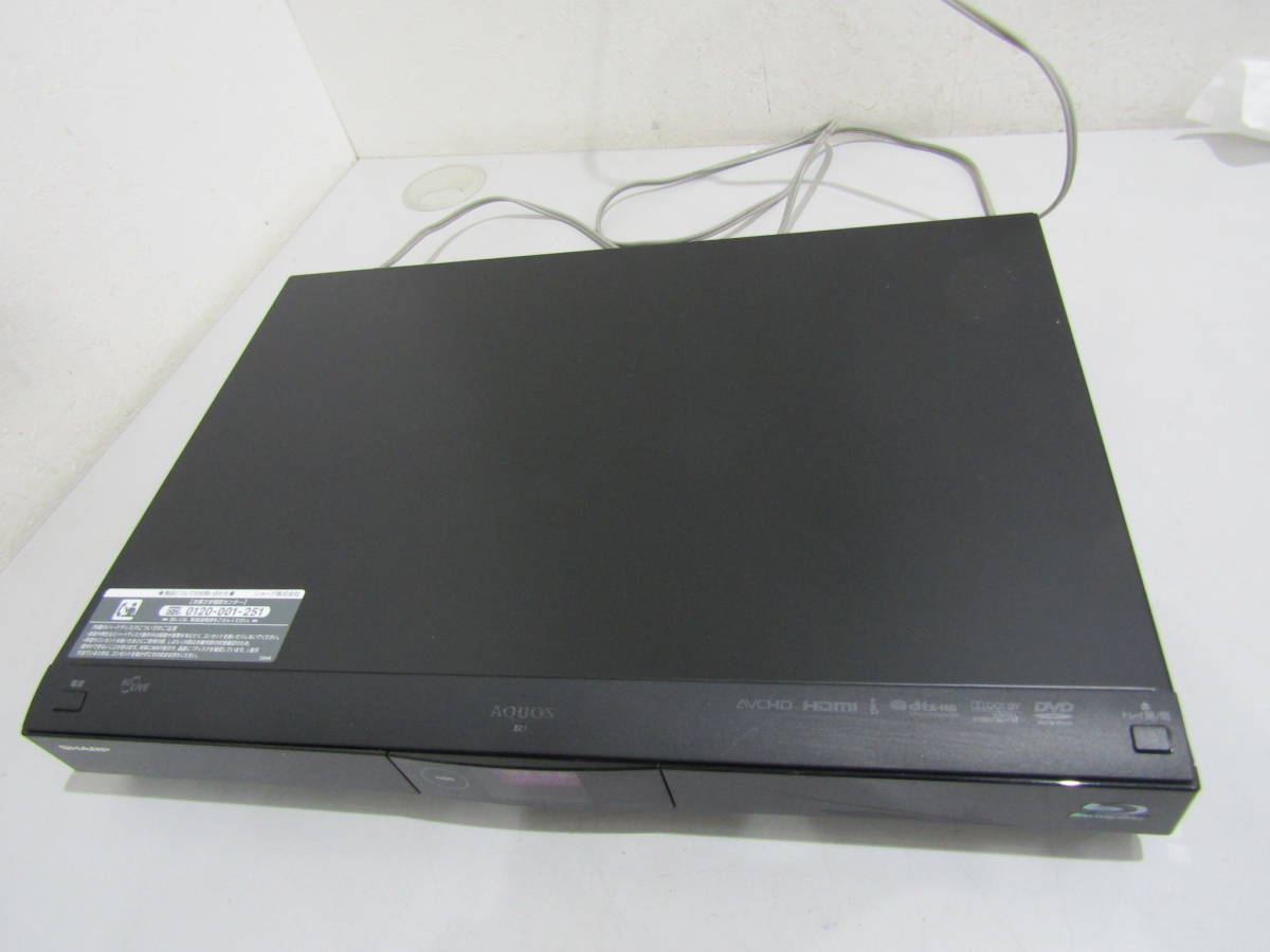 ■【54362】中古通電激安★SHARP　BD-HDS53　BDレコーダー　ブルーレイディスクレコーダー　2010年製■_画像4