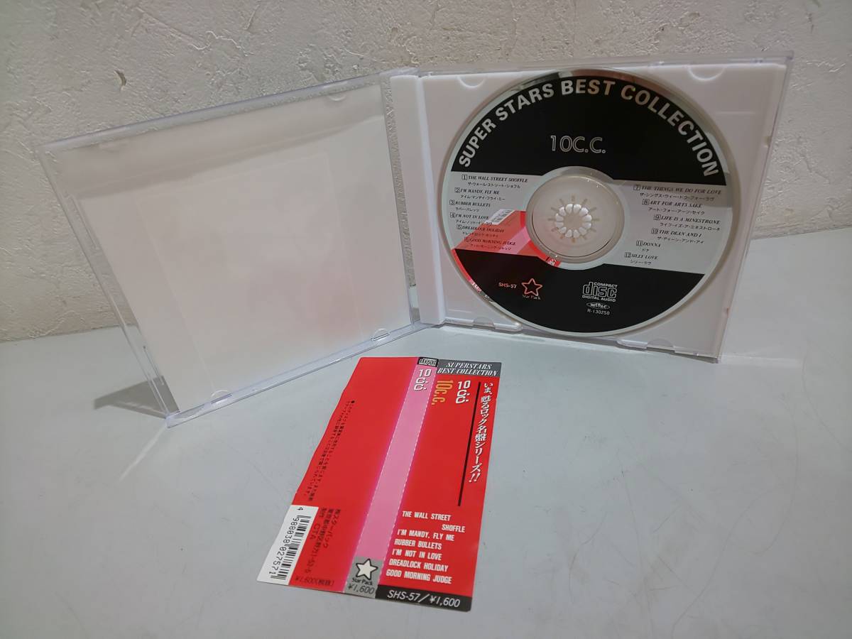 54380E★CD CD 10C.C. SUPER STARS BEST COLLECTION_画像3