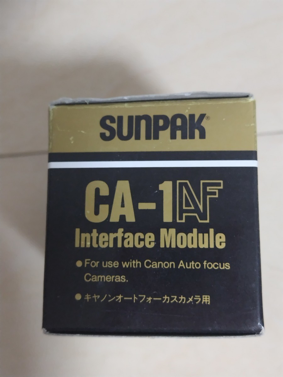 SUNPAK sun pack DX shoe CA-1AF Canon for not yet verification present condition pick up Junk 
