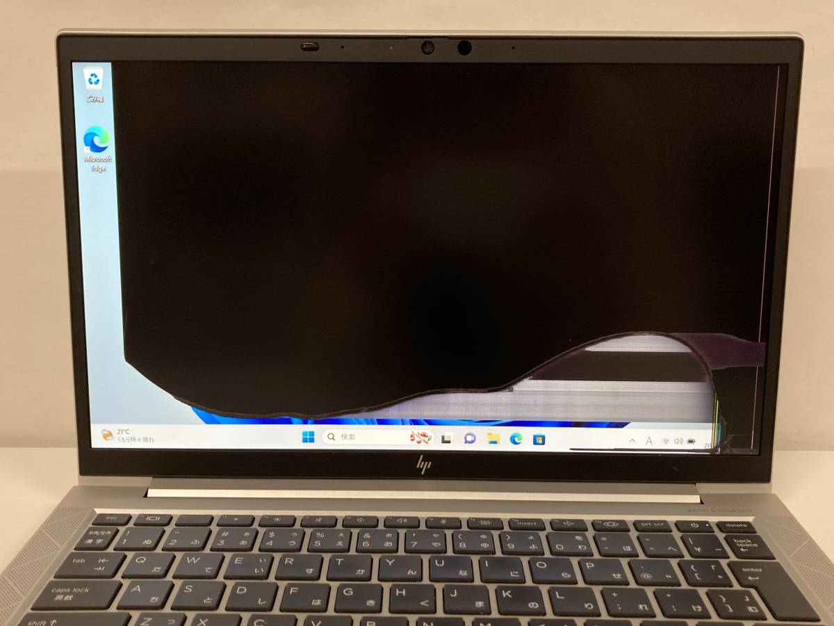 [ジャンク品]HP EliteBook 830 G8 / Core i5-1135G7 2.40GHz / メモリ16GB / SSD 256GB / Windows11Pro、動作確認済み_画像2