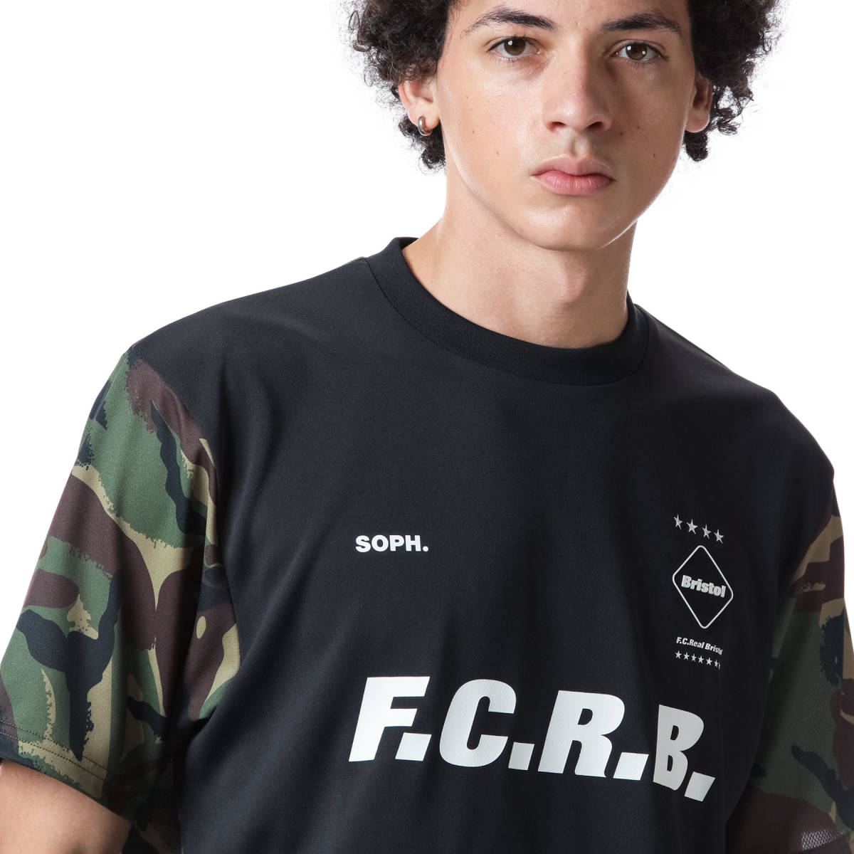 22SS新品LカーキF.C.Real BristolプレマッチトップPRE MATCH TOPゲームシャツGAME SHIRTカモフラFCRBジャージF.C.R.BブリストルTシャツ24AW_画像8