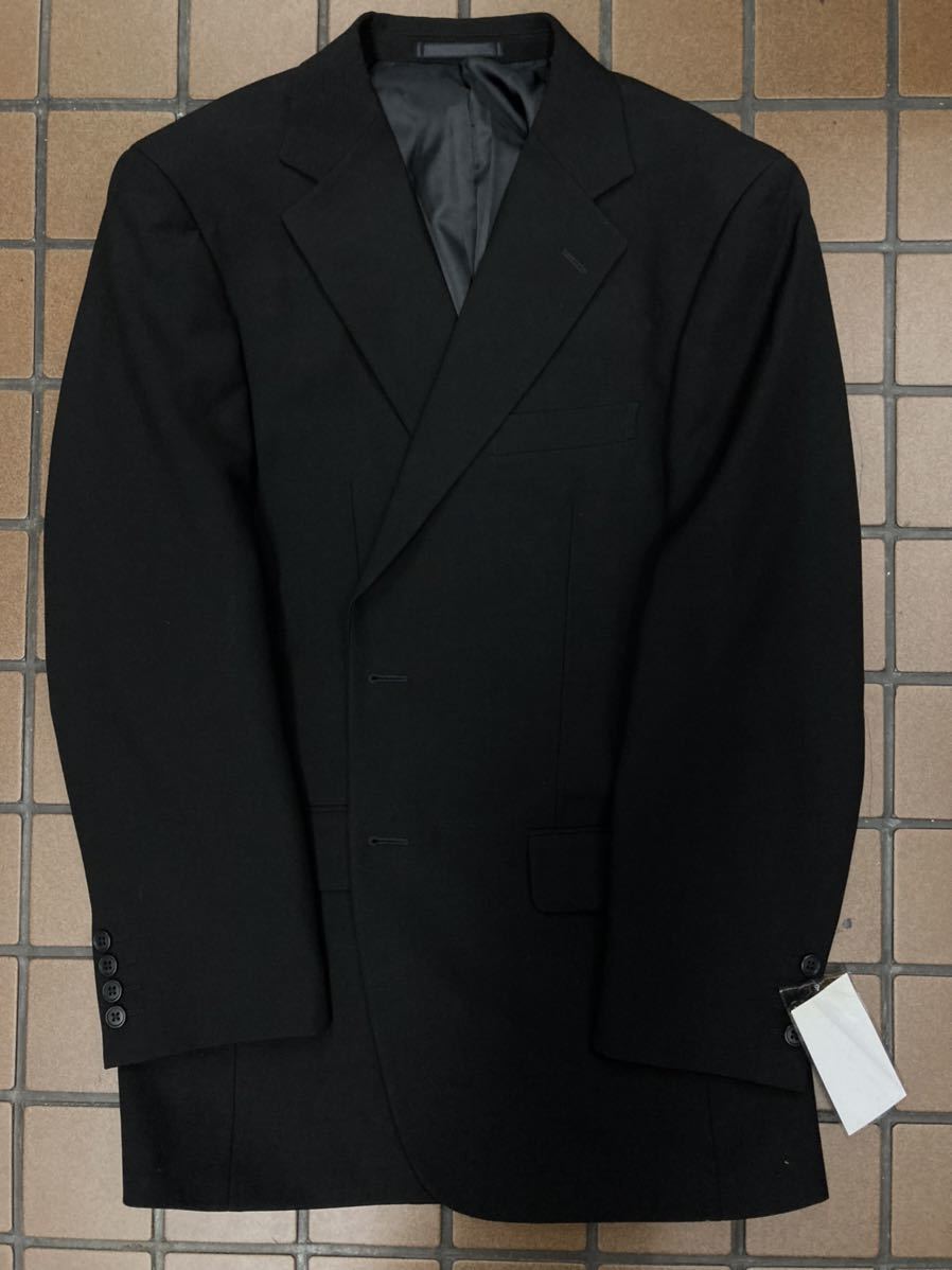 { новый товар } одиночный 2.. одежда формальный размер A7 необшитый на спине 2 tuck no- отдушина Kanebo чёрный этикетка праздничные обряды черный шерсть 100% всесезонный 