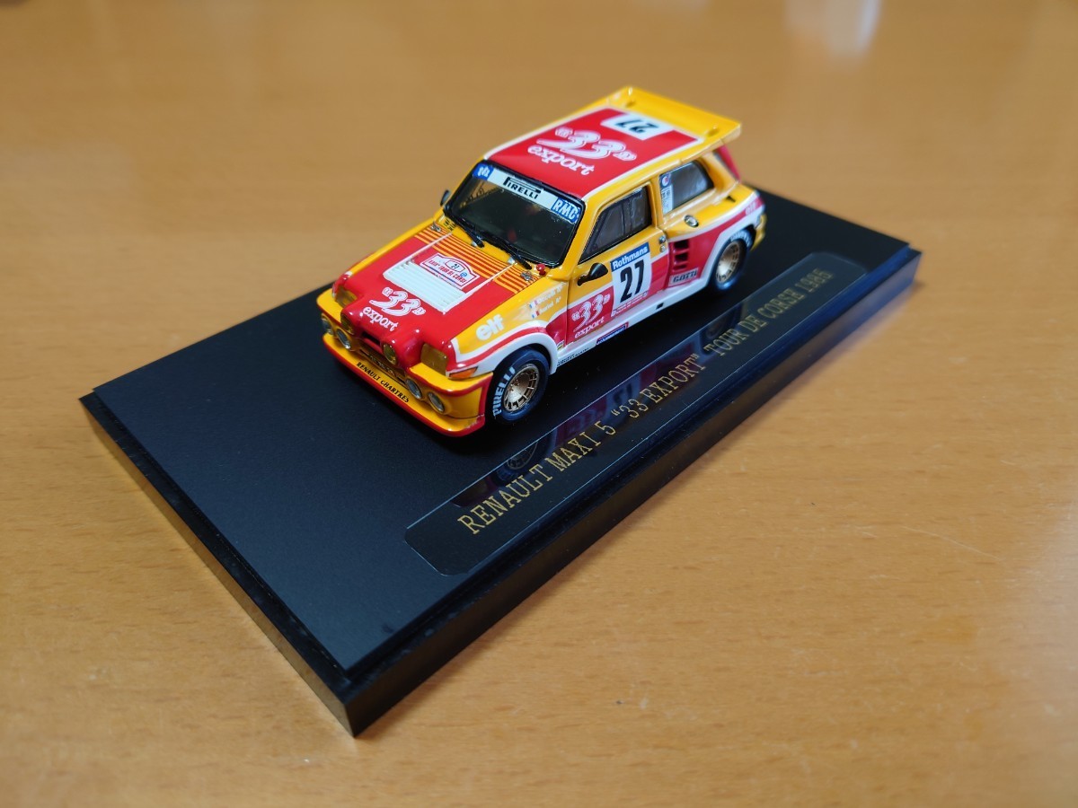 ☆1/43 スターター ルノー 5マキシターボ WRC 1985年ツールド ☆1/43 スターター ルノー 5マキシターボ WRC 1985年ツールド