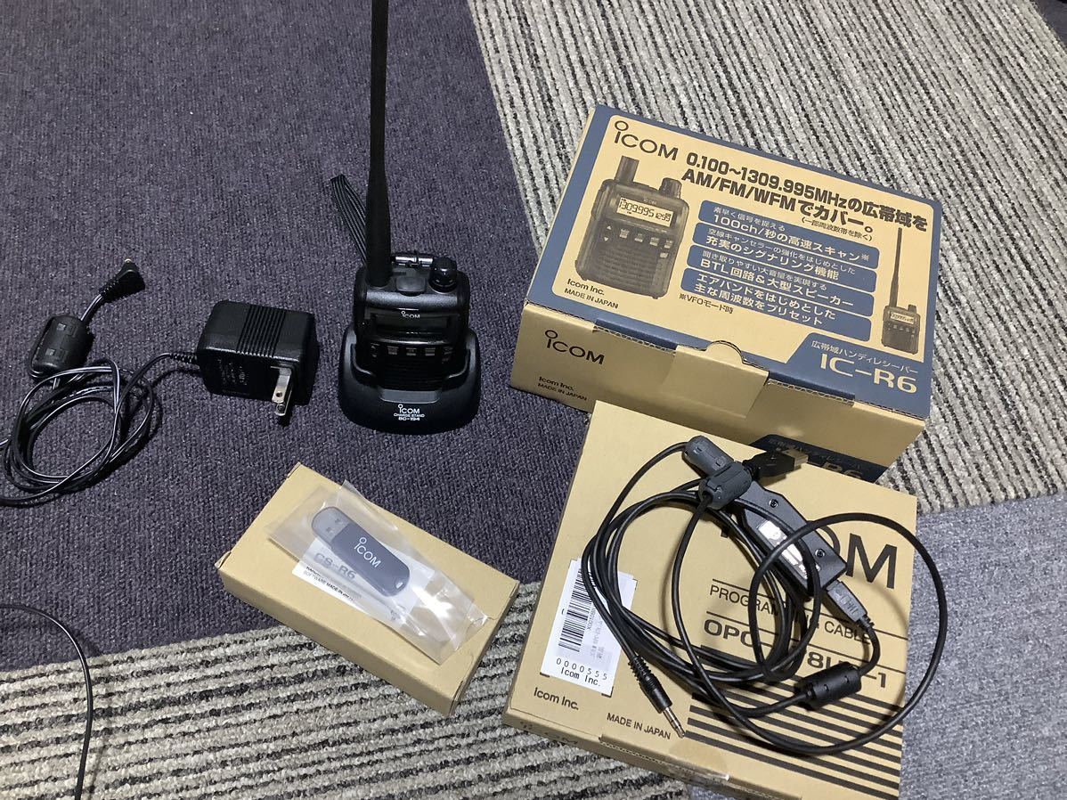 iCOM IC-R6 充電スタンド&メモリー編集セット_画像1