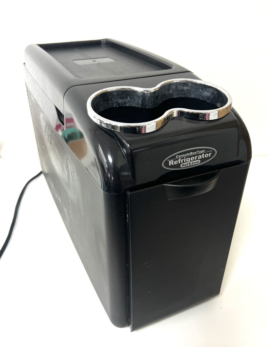 ○ Console Box Type Refriperator Hot&Cool コンソールボックス ブラック コンソールボックス型保冷保温_画像1