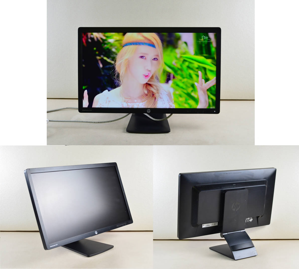 在庫処分！2台セット　DELL/HP　23型ワイド　フルHD　DP端子　LED　ディスプレイ　①_画像5