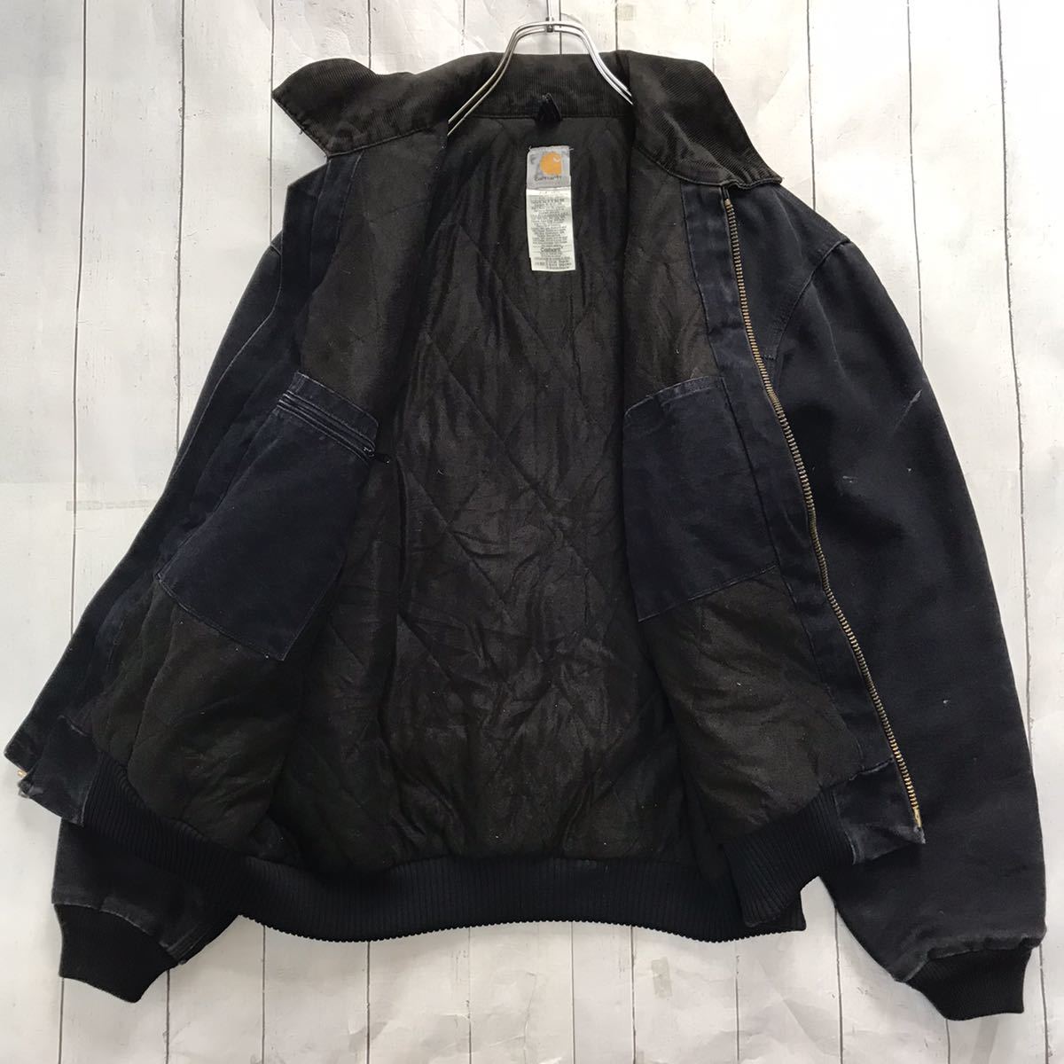 Carhartt カーハート ダック地 サンタフェ ジャケット J14 MDT ステンシル XL_画像3