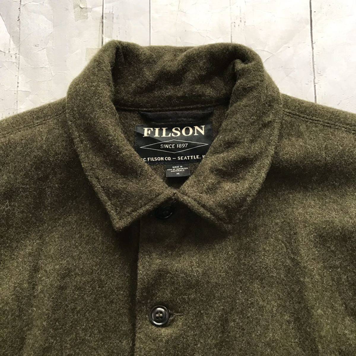 美品 USA製 FILSON フィルソン マッキーノクルーザージャケット Mサイズ_画像6