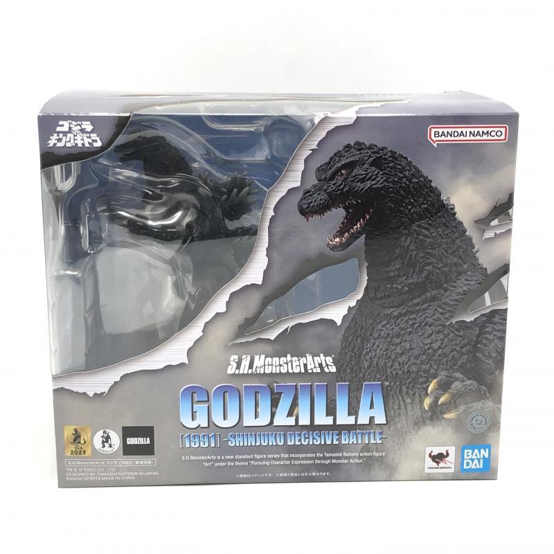 【中古】開封)バンダイ S.H.MonsterArts ゴジラ(1991) -新宿決戦- ゴジラVSキングギドラ[240010407135]_画像1