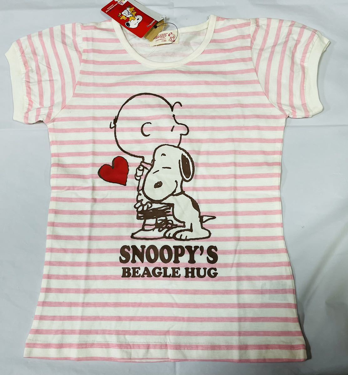 ★4881*激安sale!!新品 こども服 　半袖Tシャツsize130　1枚★PEANUTS.スヌーピー_画像1