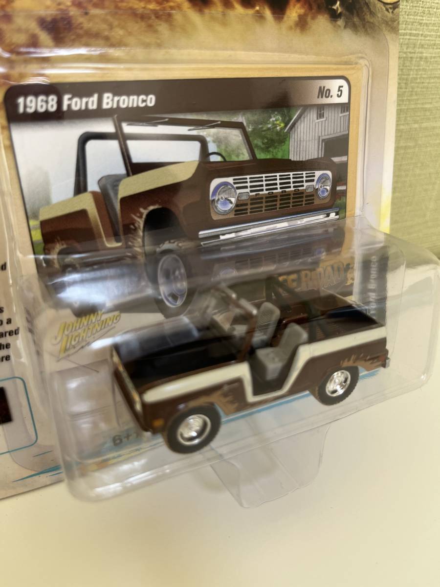 kyckt [JLSF012B1-5] 1/64 JOHNNY LIGHTNING Street Freaks 1968 Ford Bronco フォード ブロンコ Cocoa Metallic and Tan_画像2