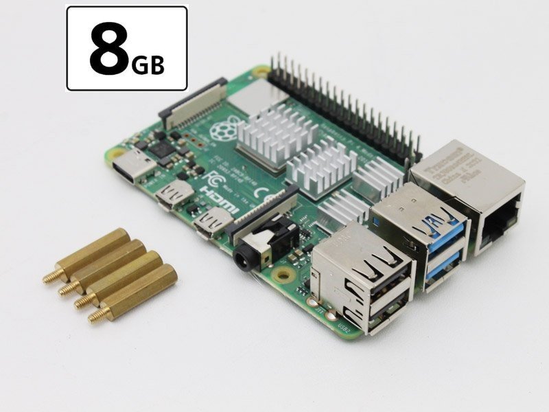 送料無料/動作確認済み/RAM 8GB Raspberry Pi 4 Model B Rev 1.4 RAM 8GB ラズベリーパイ L67N No,009_画像1