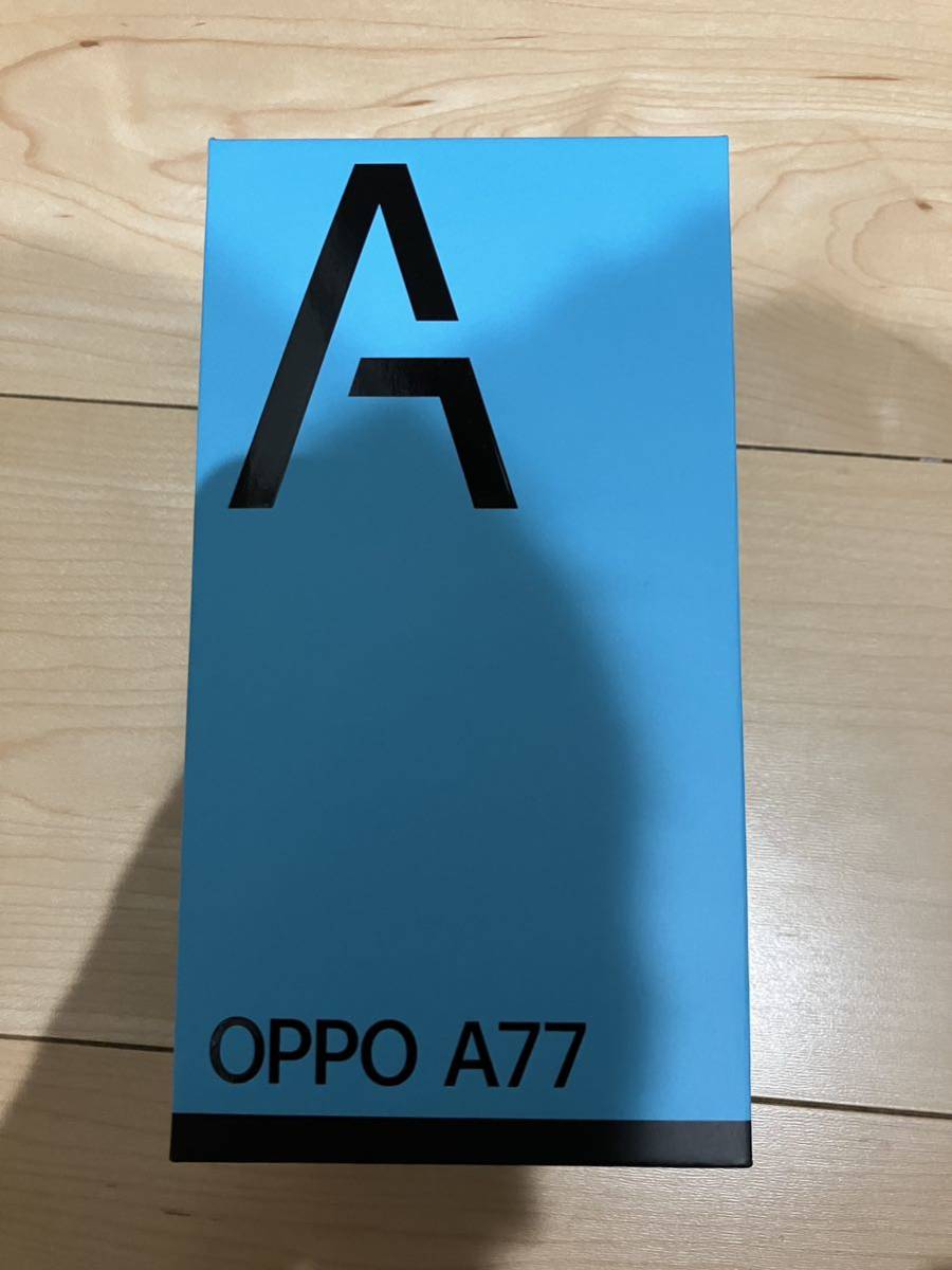 新品未使用】OPPO A77 ブラック CPH2385 SIMフリースマートフォン
