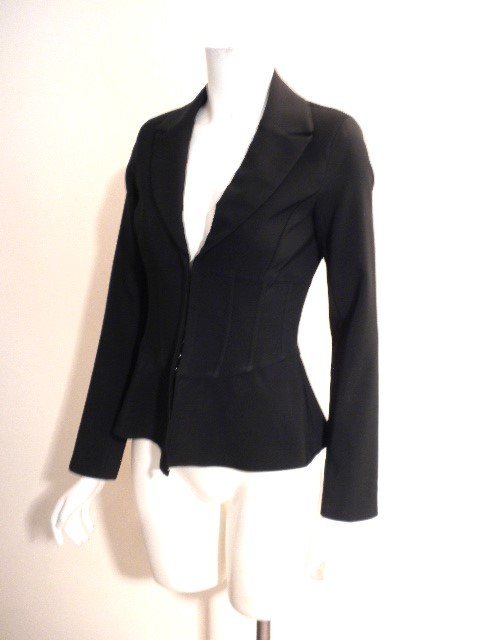  special price! new goods 2023SS model *.ITALY[RINASCIMENTO]*li not equipped men to* beautiful waist line! good-looking ~ black tailored jacket!