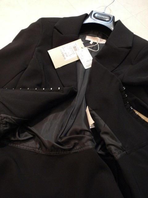  special price! new goods 2023SS model *.ITALY[RINASCIMENTO]*li not equipped men to* beautiful waist line! good-looking ~ black tailored jacket!