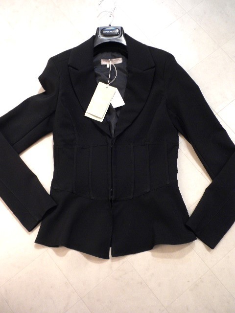  special price! new goods 2023SS model *.ITALY[RINASCIMENTO]*li not equipped men to* beautiful waist line! good-looking ~ black tailored jacket!