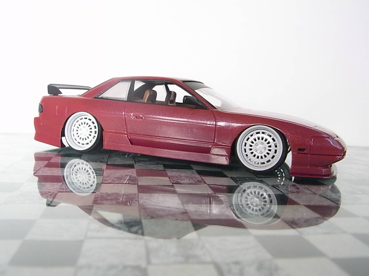 ☆★1/24　完成品　S13　RPS13　ワンビア　旧車　カスタム　フルエアロ　ローダウン　JDM　★☆_画像7