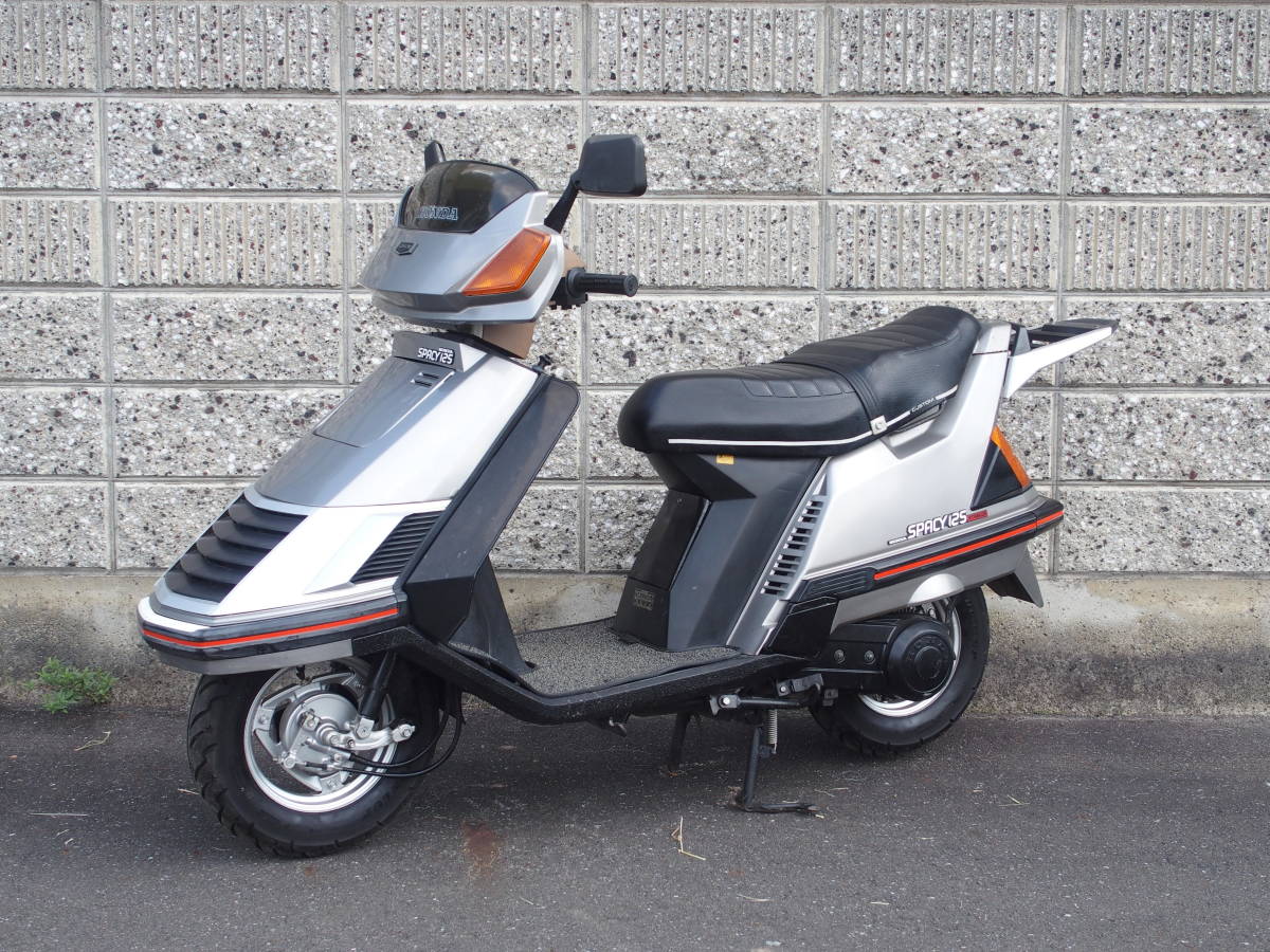 ★ 【屋内保管】ホンダ HONDA SPACY 125 STRIKER JF02　書類なし・現状渡し・引き取り限定（落札者手配の発送はOK）★_画像2