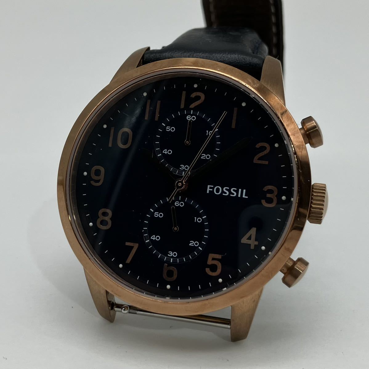 ◎【売り切り】FOSSIL（フォッシル）メンズ腕時計 FS4933 QZ ※ベルトジャンク_画像1