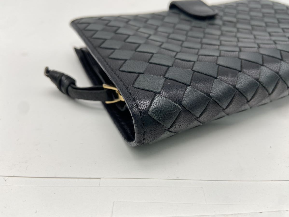 @【売り切り】BOTTEGA VENETA ボッテガヴェネタ イントレチャート レザー 財布 _画像4